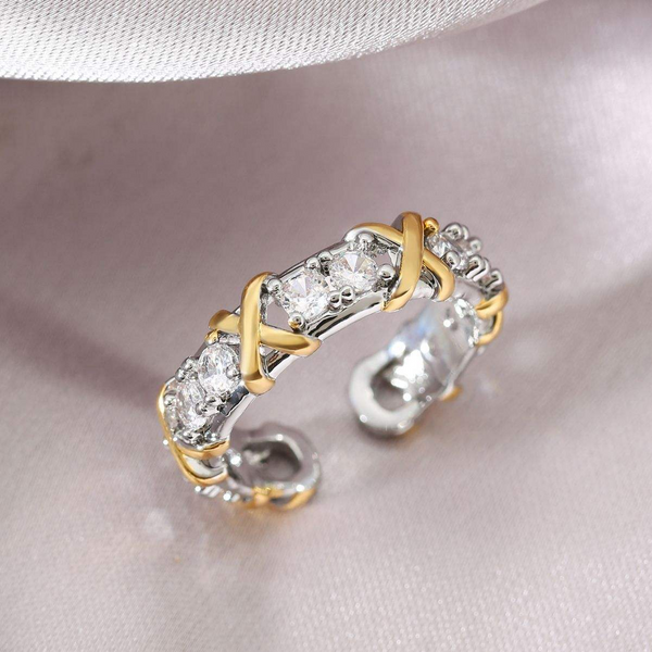 Light Luxury Zircon Diamond Jewelry Ring