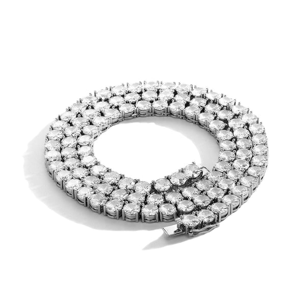 Zircon tennis chain jewelry men and women hip hop bracelet necklace wholesale